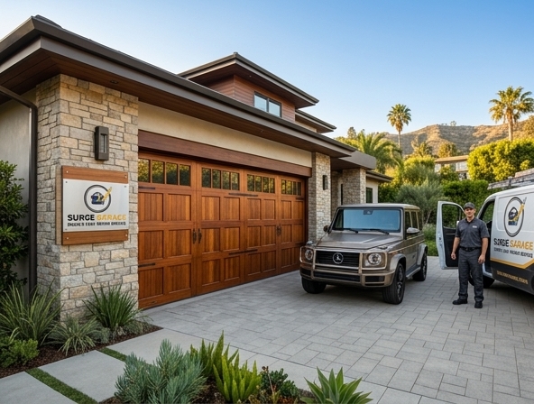 Wooden Garage Door Repair in Los Angeles